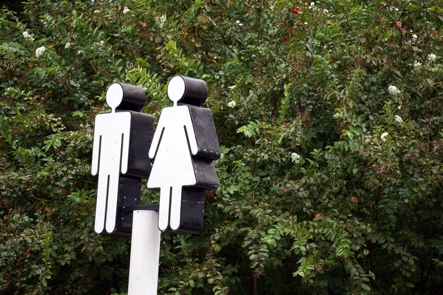 restroom, sign, restroom sign, symbol, toilet, male, female, bathroom, icon, gender, women, men, silhouette, wc, lavatory, gender, gender, gender, gender, gender. How many restrooms does a Phoenix summer event need in desert heat?